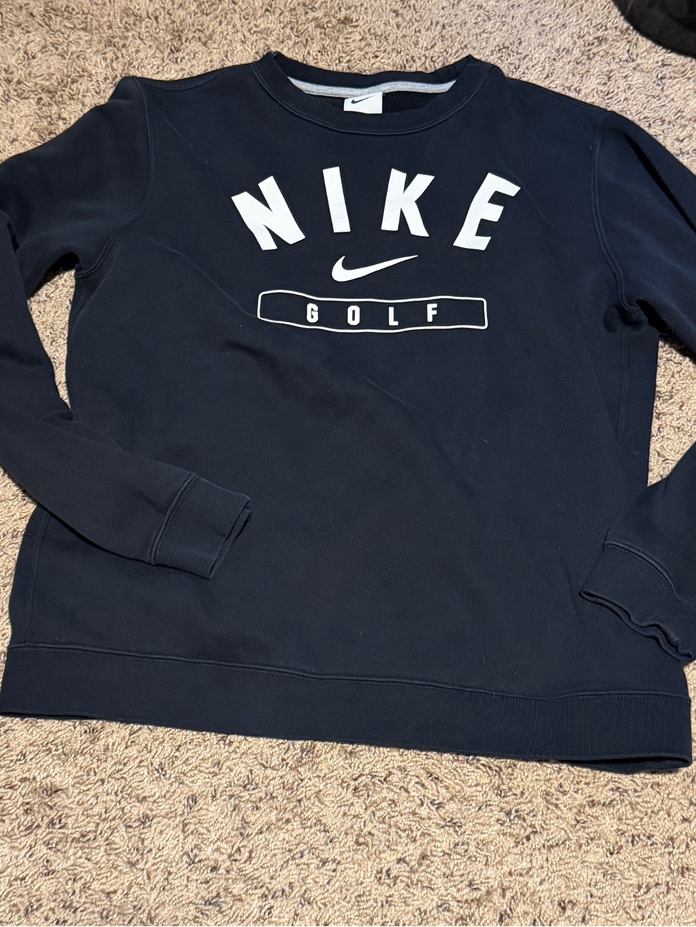 Nike Golf Black Crewneck Sweatshirt